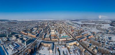 Панорама Белово с высоты фото