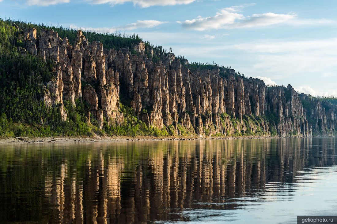 Природный парк Ленские столбы в Якутии фото