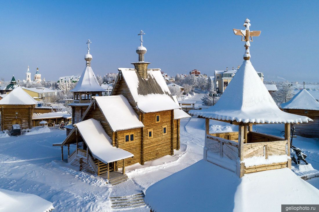 Обдорский острог в Салехарде фото