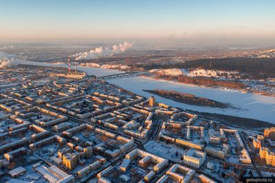 Кемерово с высоты зимой фото