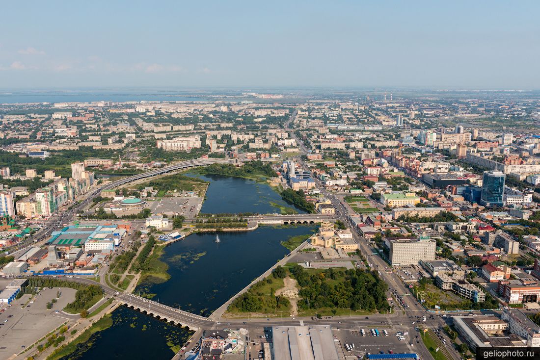 Река Миасс в Челябинске фото