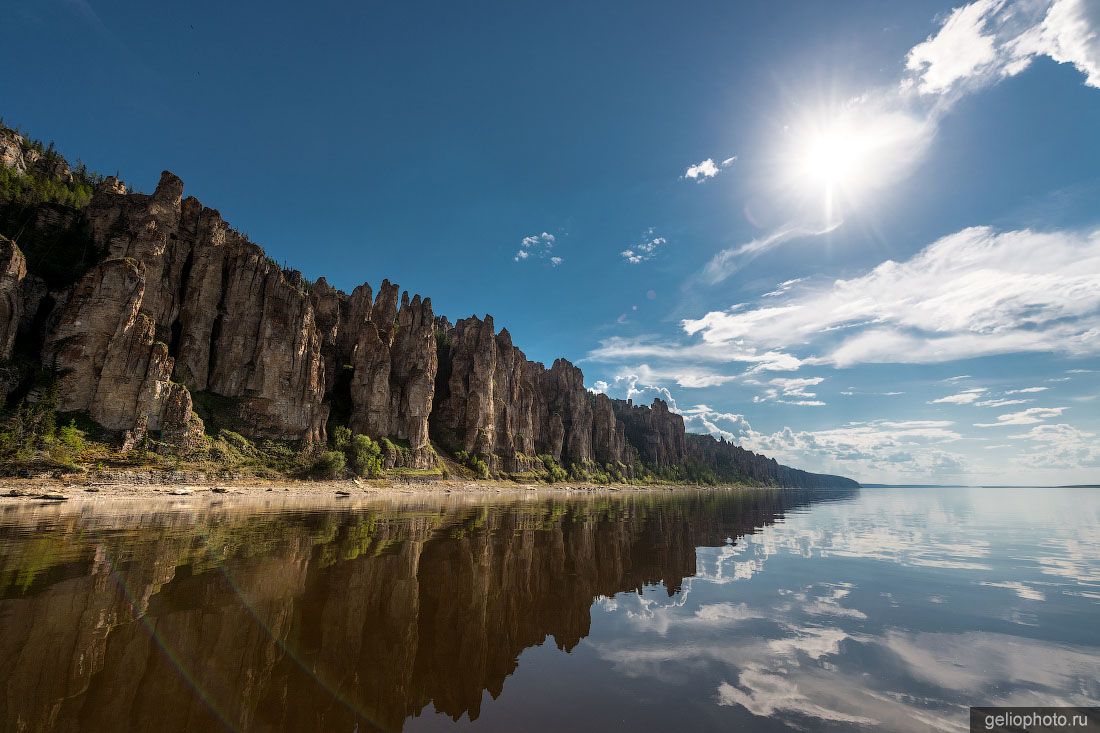 Природный парк Ленские столбы в Якутии фото