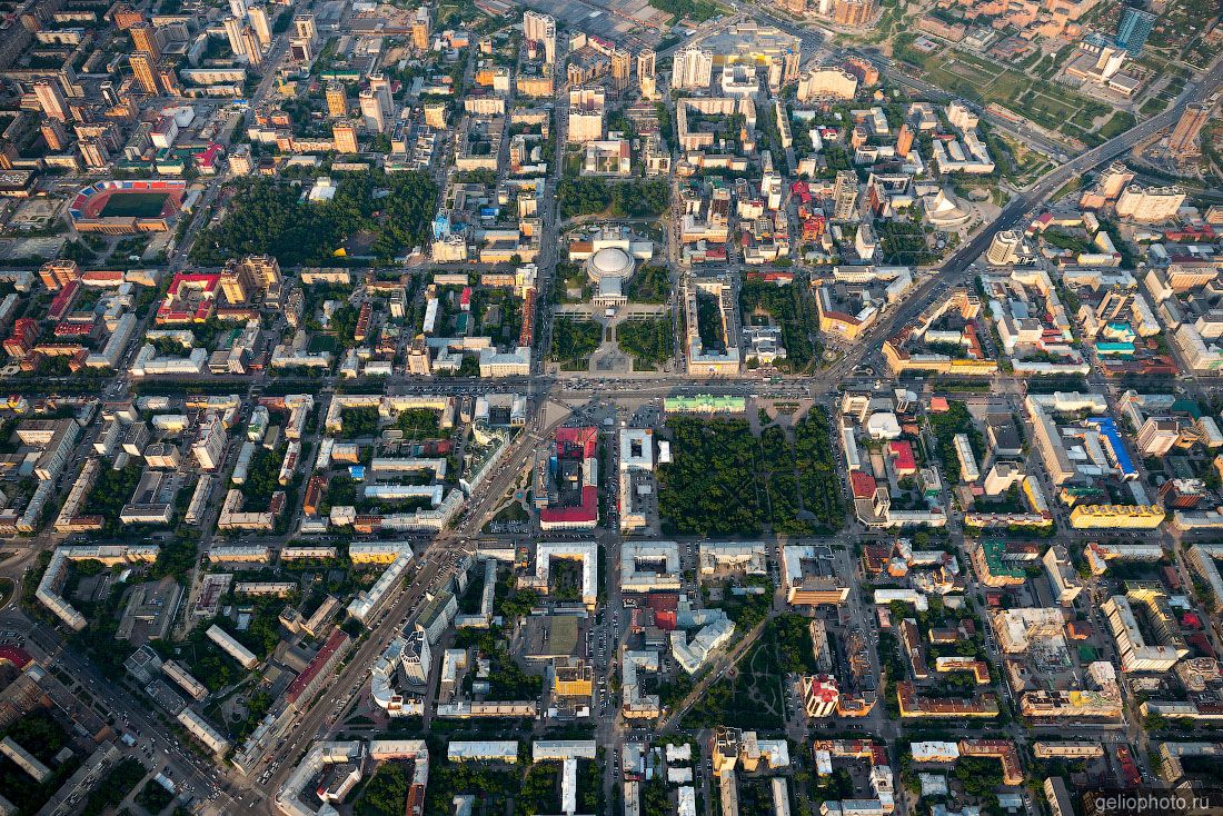 Новосибирск вид сверху фото