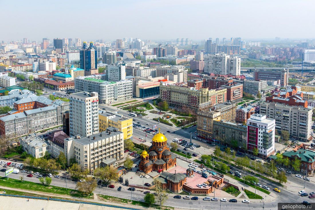 Собор Александра Невского в Новосибирске фото