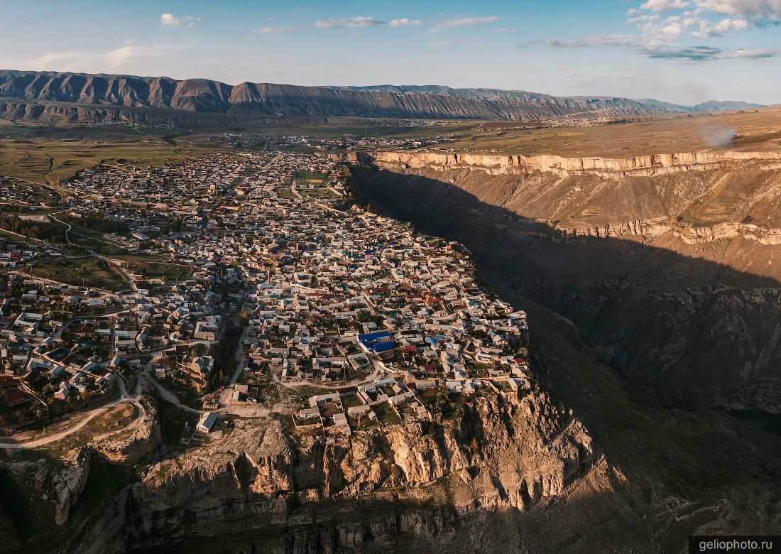 Хунзах с высоты птичьего полёта фото