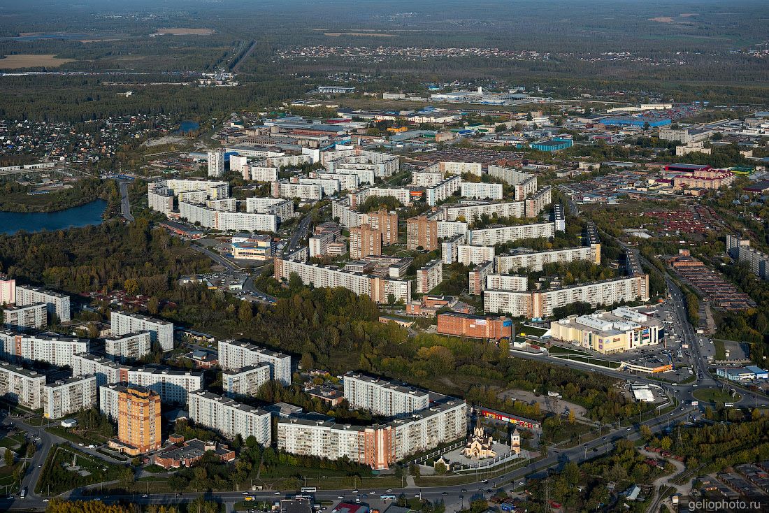 Микрорайон Снегири в Новосибирске фото