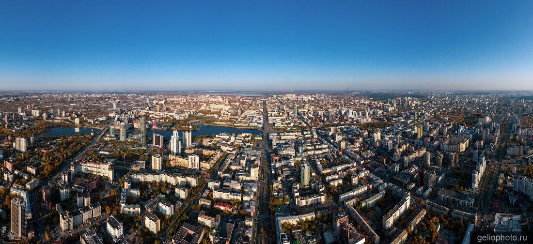 Панорама Екатеринбурга с высоты фото