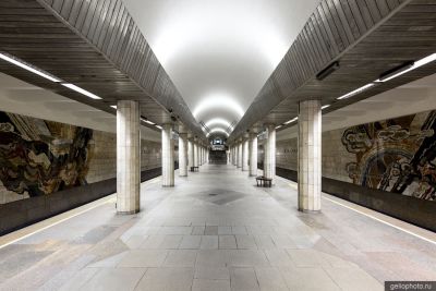 Станция Сибирская Новосибирского метрополитена фото