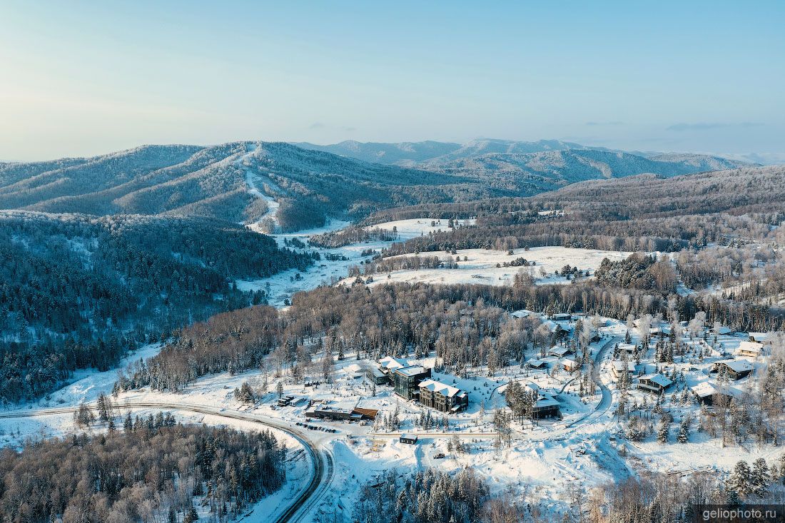 Белокуриха Горная с высоты фото