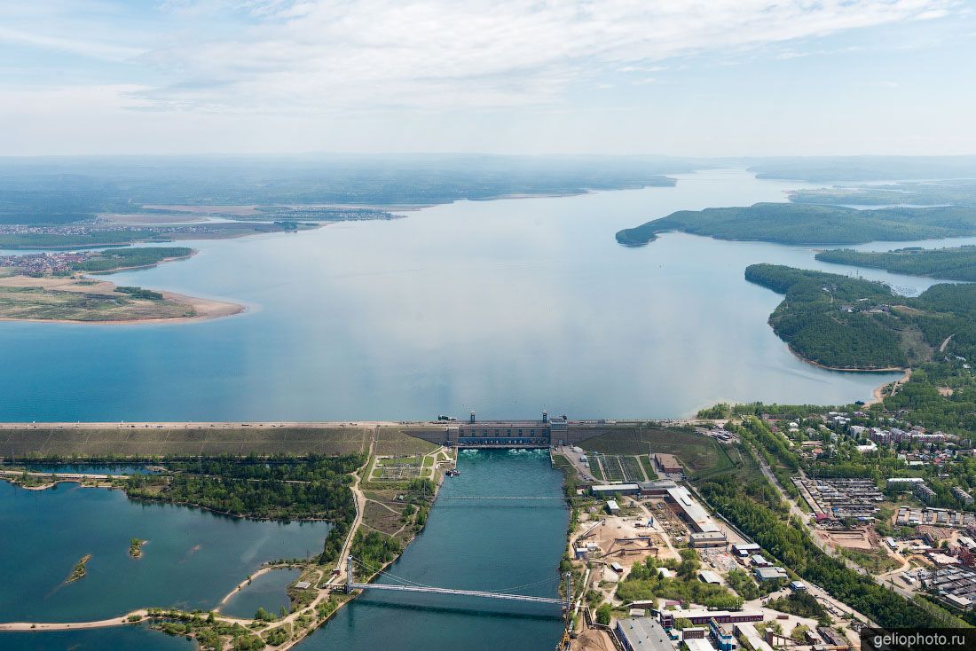 Иркутское водохранилище с высоты фото