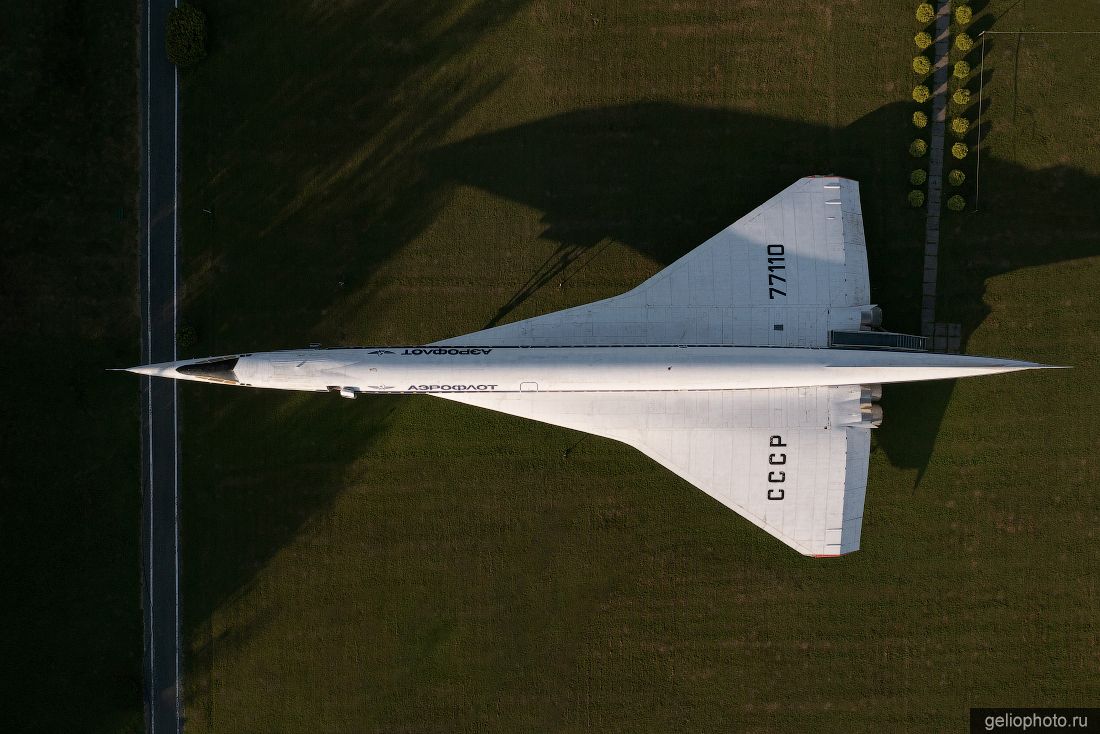 Ту-144C в музее авиации в Ульяновске фото