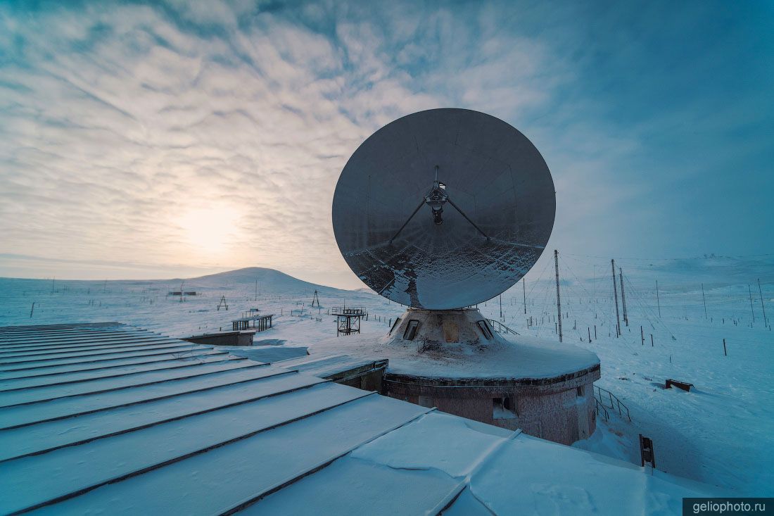 Бывшая станция ретрансляции Орбита в Тикси фото