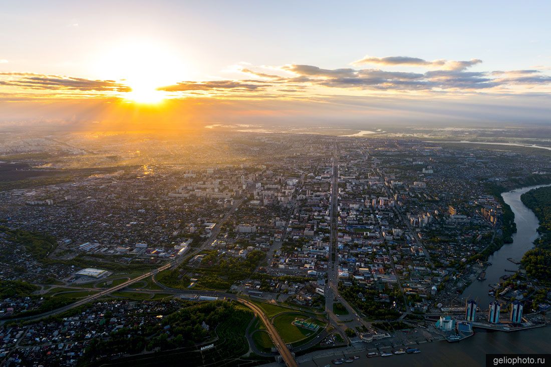 Барнаул с высоты фото