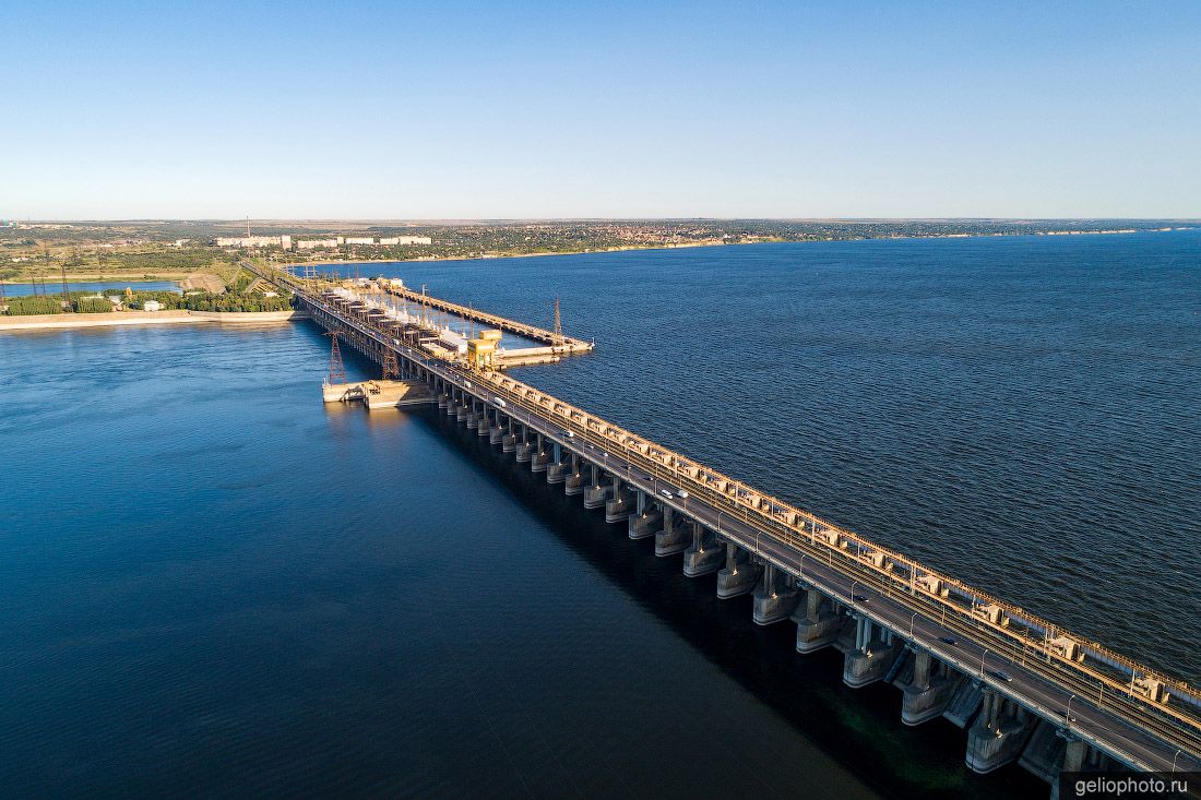 Волжская ГЭС с высоты фото