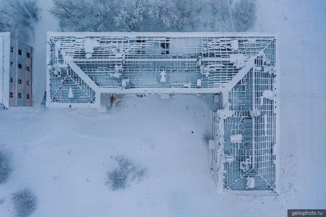 Заброшенный дом в посёлке Заполярный Воркуты фото