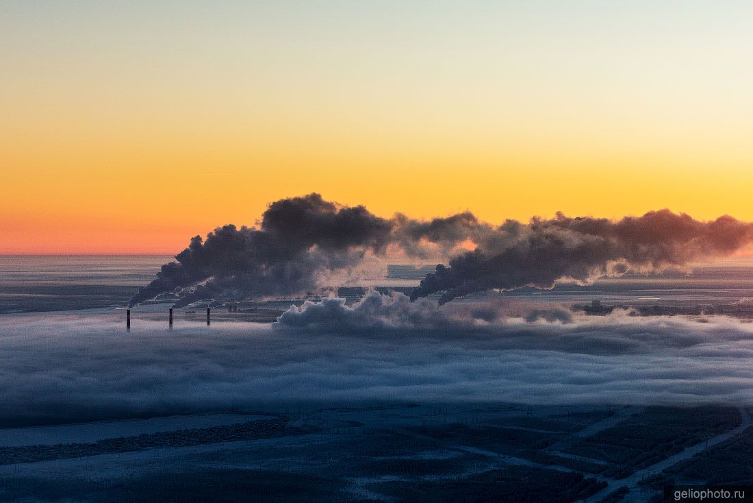 Сургут в облаках фото