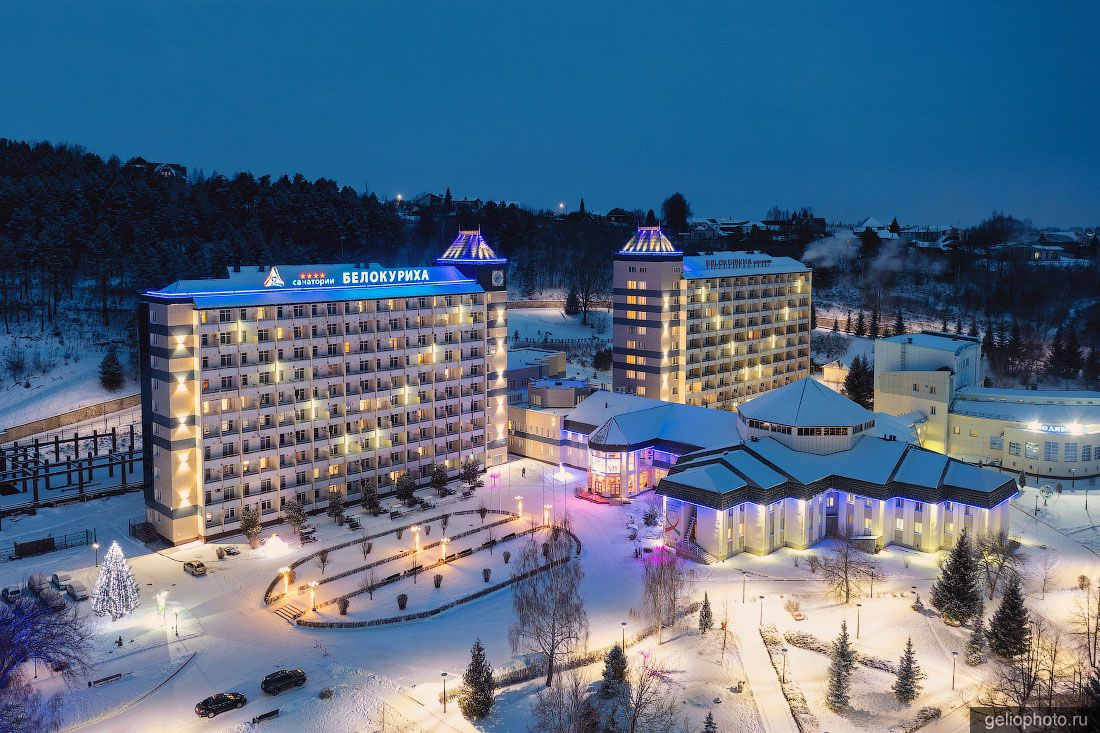 Санаторий Белокуриха в Алтайском крае зимой фото