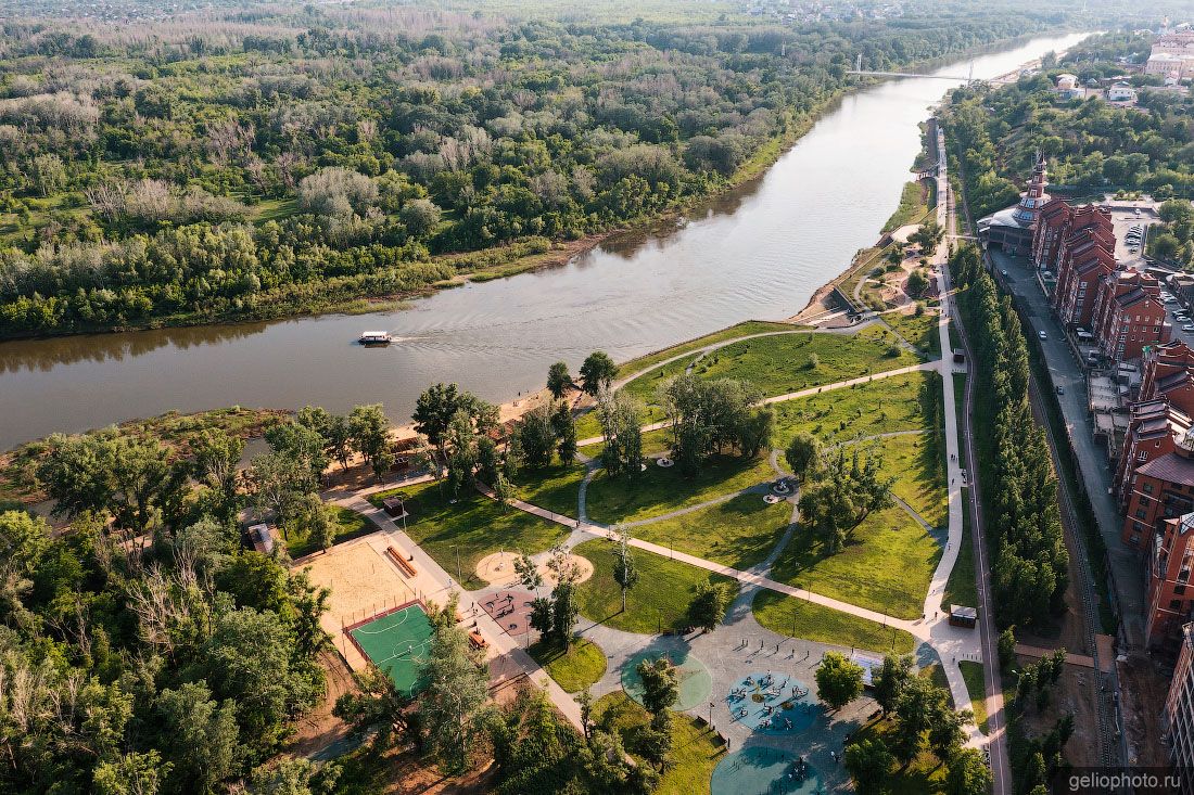 Набережная Урала в Оренбурге фото