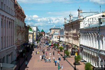 Большая Покровская улица в Нижнем Новгороде фото