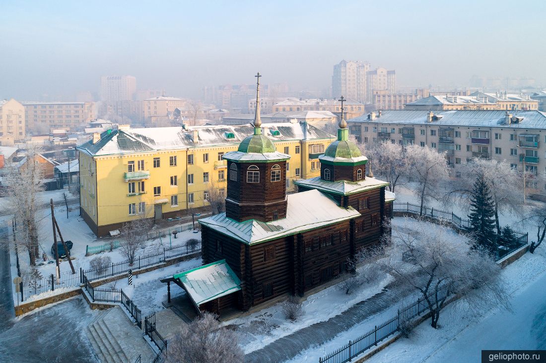 Музей декабристов в Чите с высоты фото