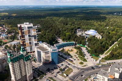 Новосибирский зоопарк с высоты фото