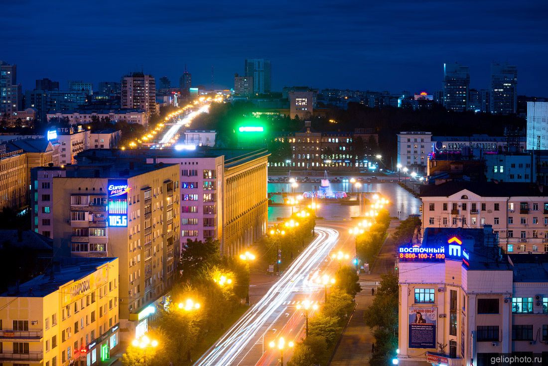 Улица Муравьёва-Амурского в Хабаровске фото