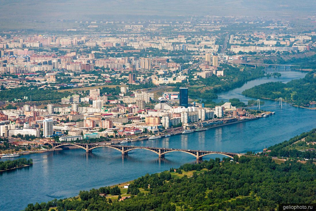Коммунальный мост в Красноярске фото