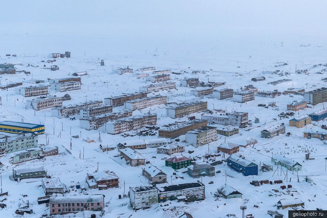 Посёлок Амдерма с высоты фото