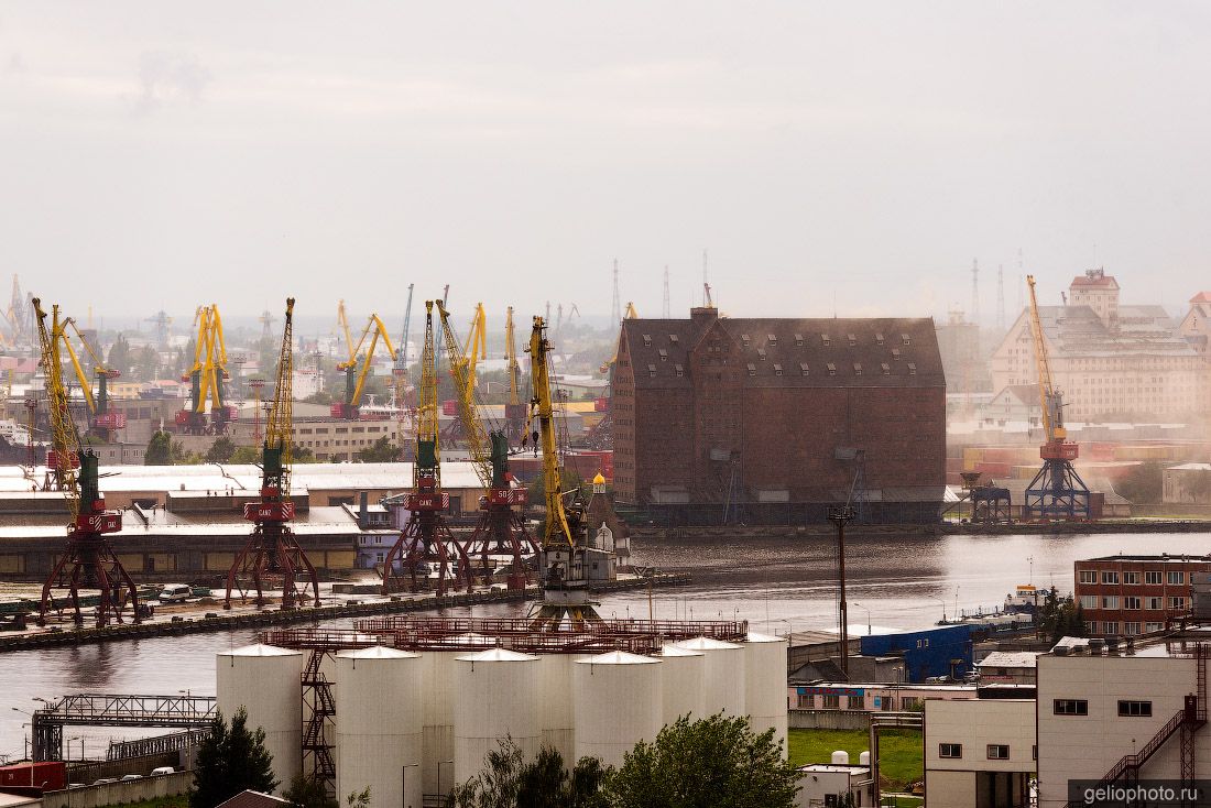 Калининградский порт с высоты фото