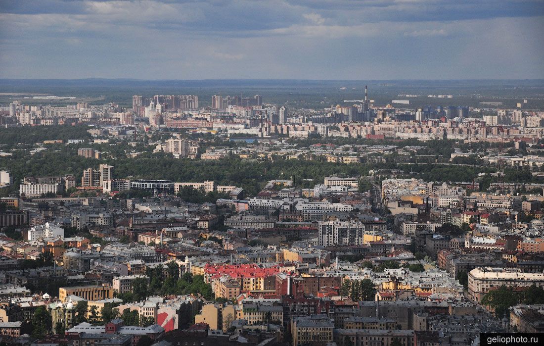 Петроградская сторона с высоты фото