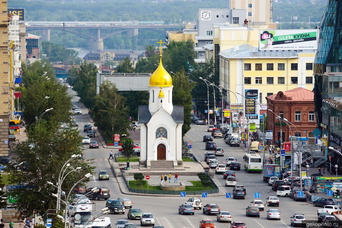 Часовня Николая Чудотворца в Новосибирске фото