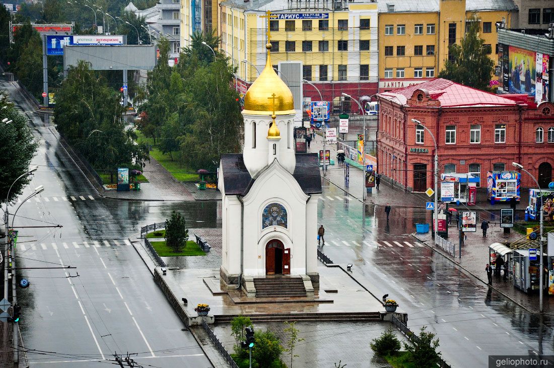 Часовня Николая Чудотворца в Новосибирске фото