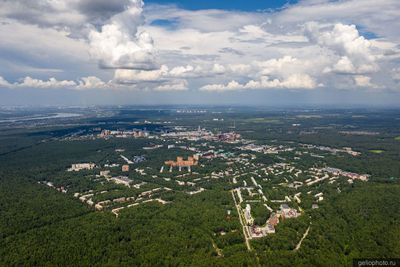 Академгородок в Новосибирске с высоты фото