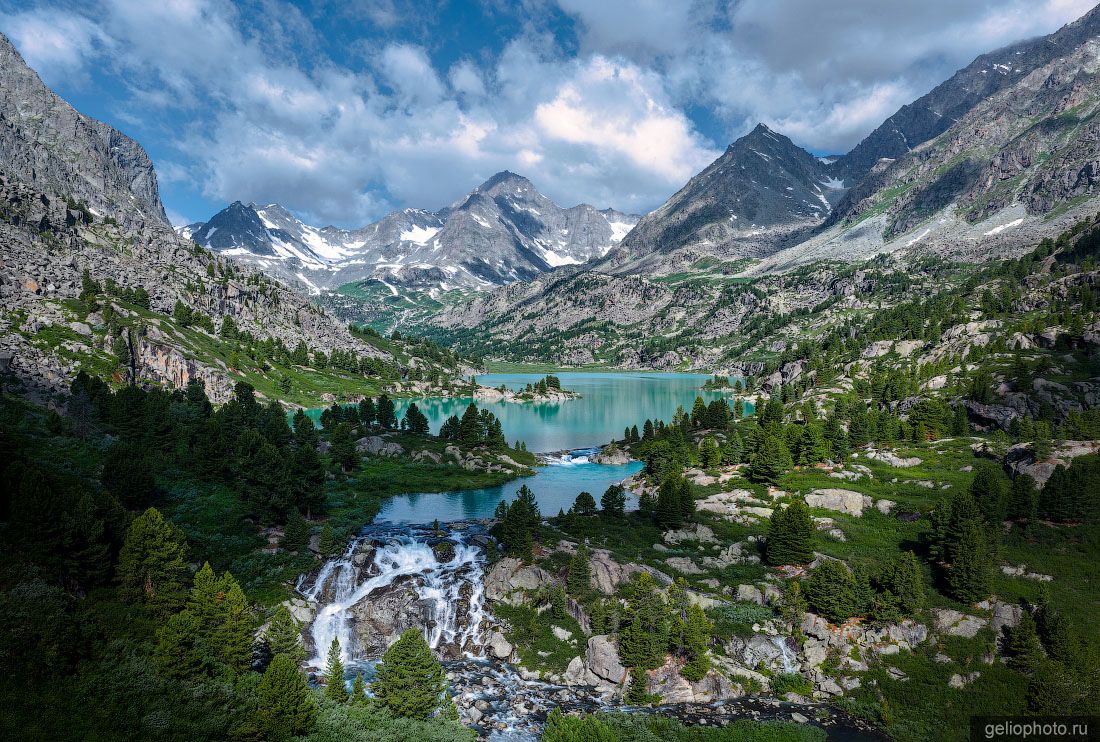 Природный парк Белуха с высоты фото