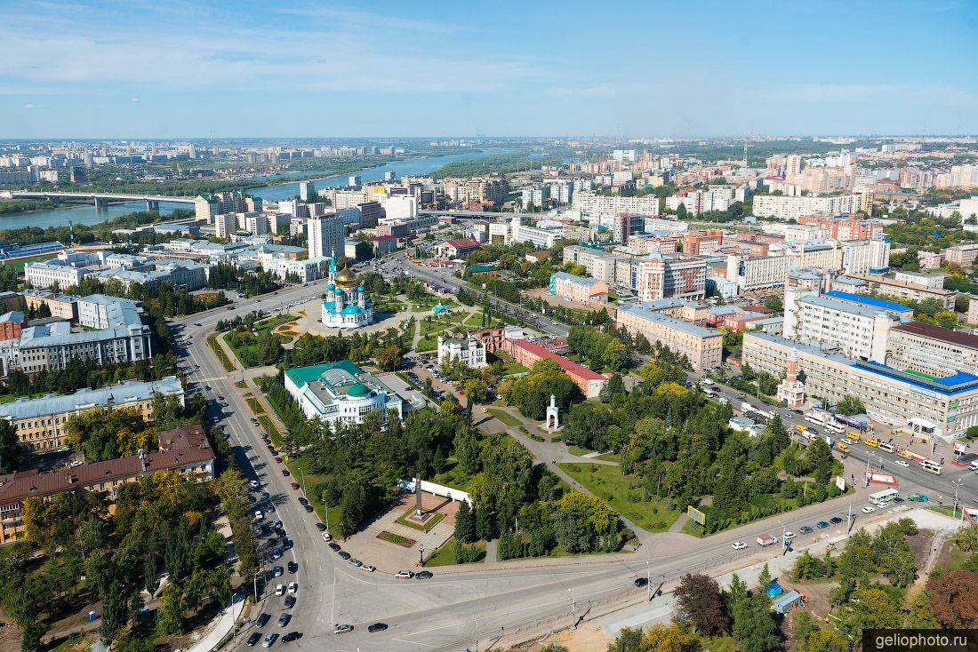 Площадь Победы в Омске фото