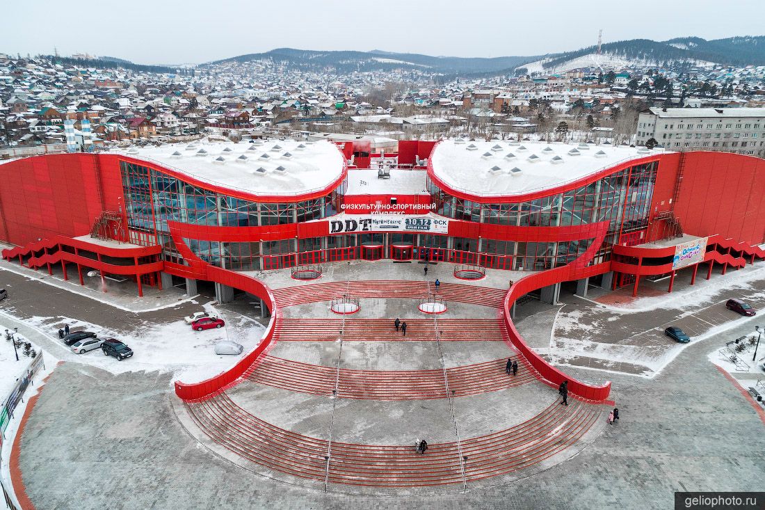Спортивный комплекс в Улан-Удэ с высоты фото