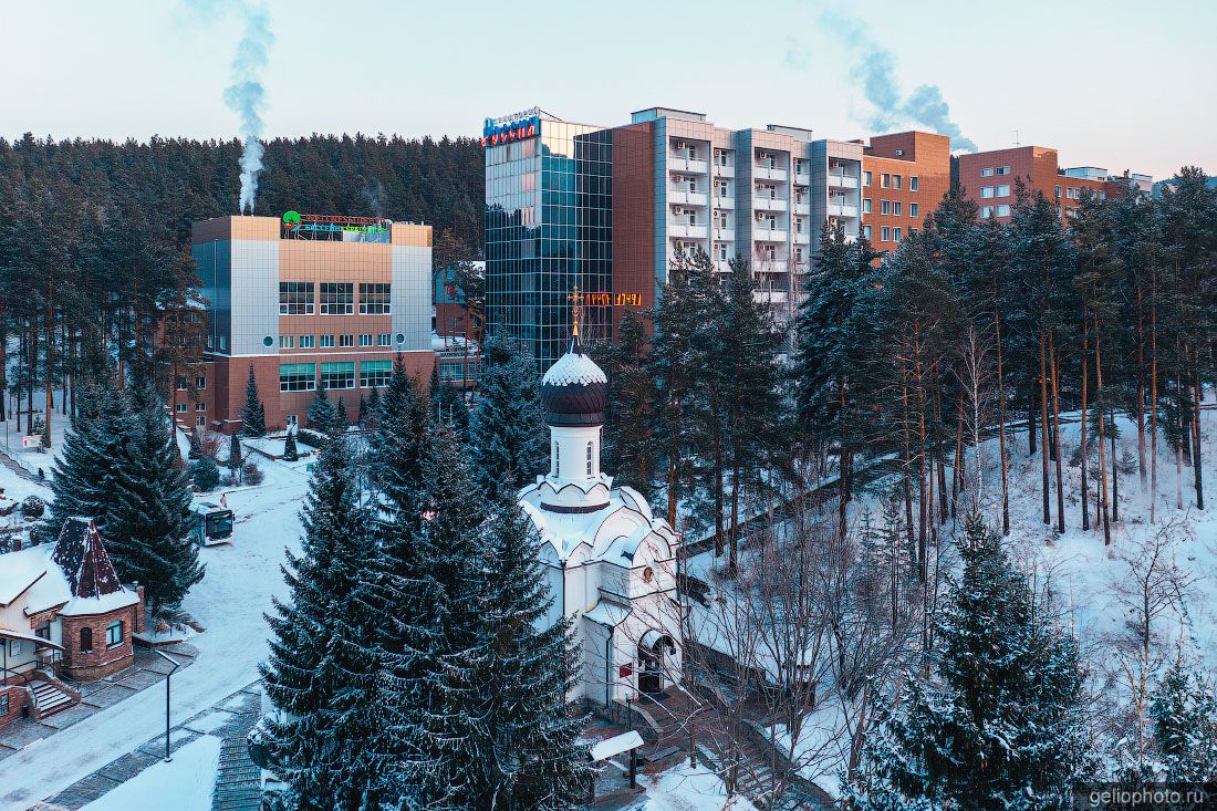 Часовня святителя Николая Чудотворца в Белокурихе фото