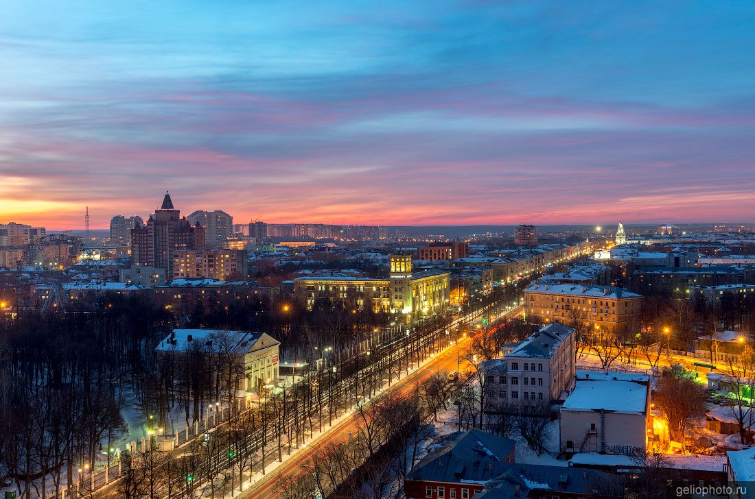 Комсомольский проспект и парк Горького в Перми фото