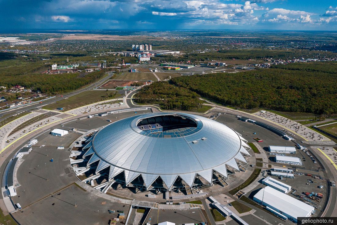 Самара Арена с высоты фото