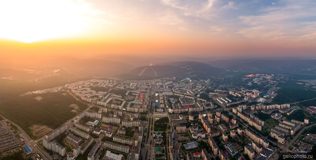 Панорама Нерюнгри сверху фото