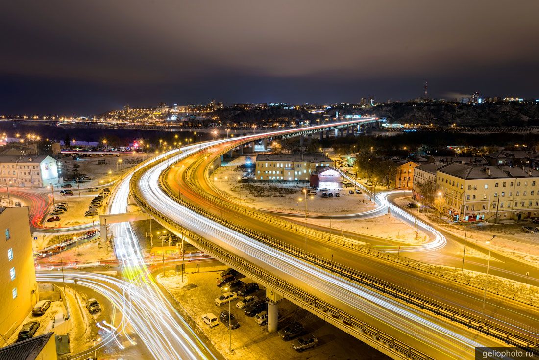 Развязка у Московского вокзала в Нижнем Новгороде фото