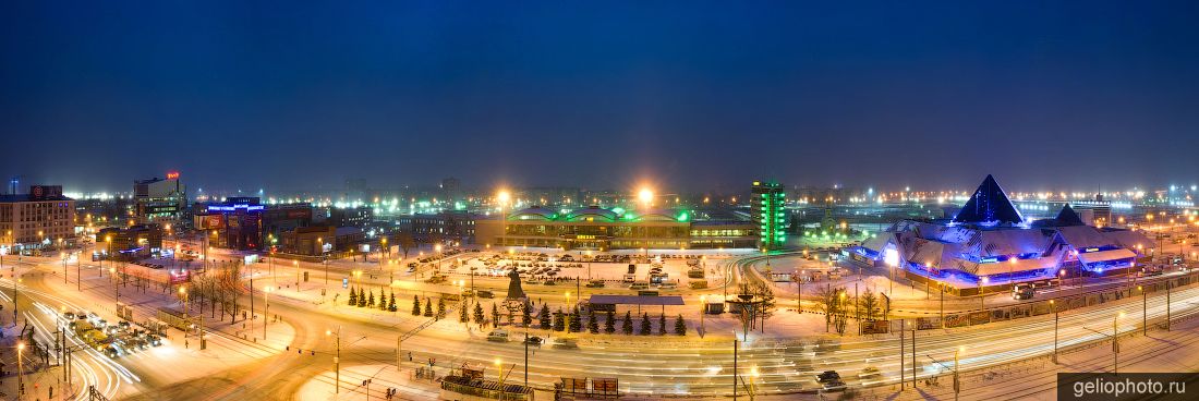 Панорама привокзальной площади в Челябинске фото