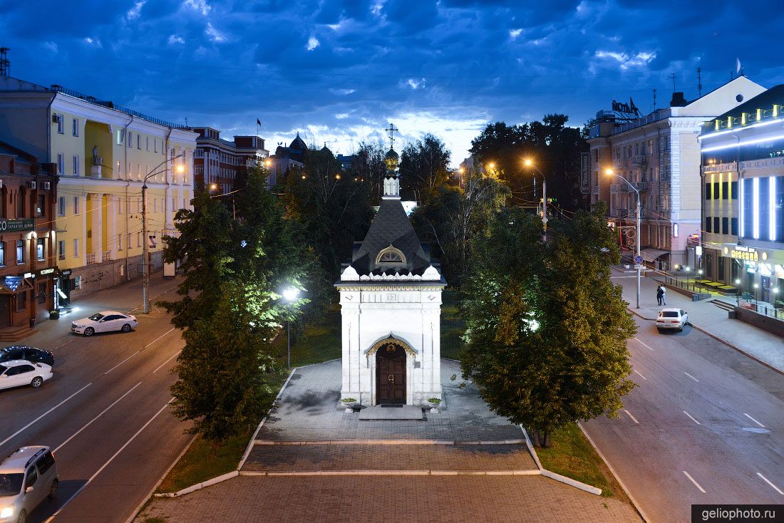 Часовня Александра Невского в Барнауле фото