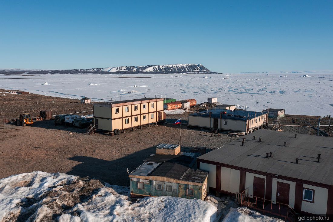Станция Мыс Баранова на Северной Земле фото
