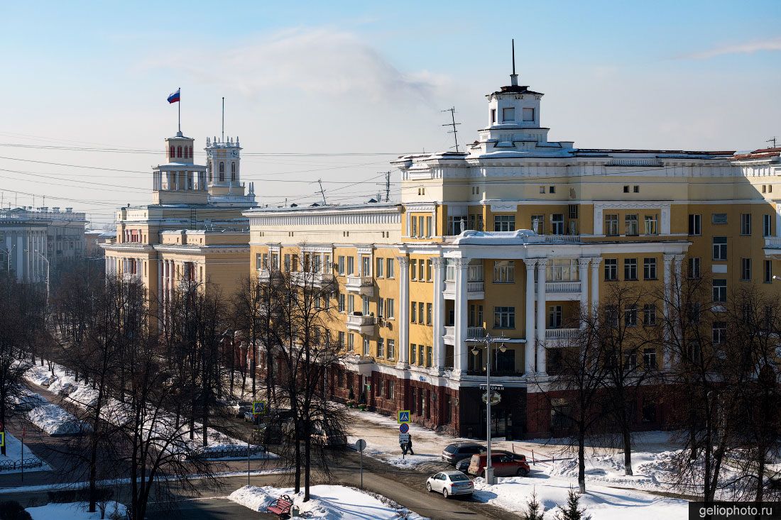 Жилые дома на Советском проспекте в Кемерово фото