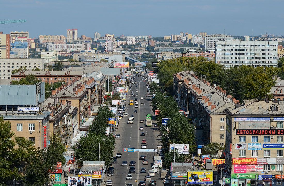 Проспект Карла Маркса в Новосибирске фото