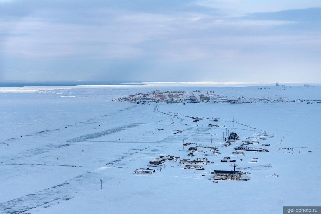 Посёлок Амдерма с высоты фото