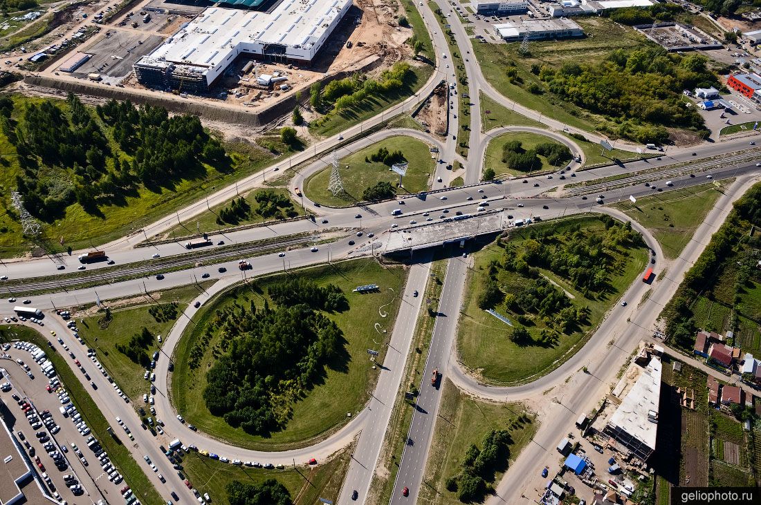 Развязка на Мамадышском тракте и проспекте Победы в Казани фото
