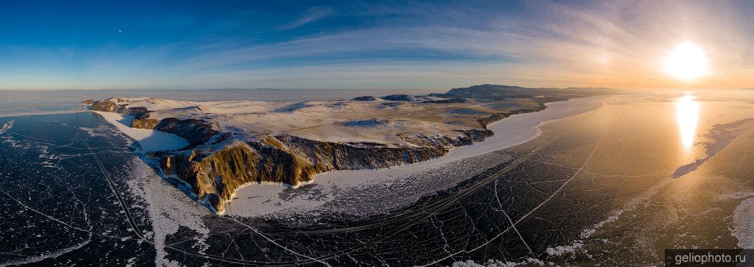 Панорама Ольхона на Байкале фото