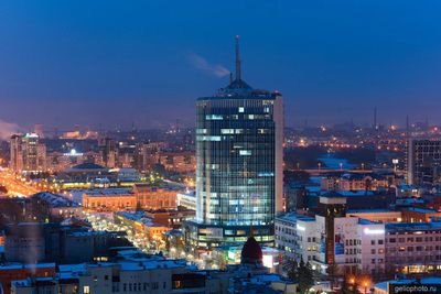 БЦ Челябинск-Сити с высоты фото